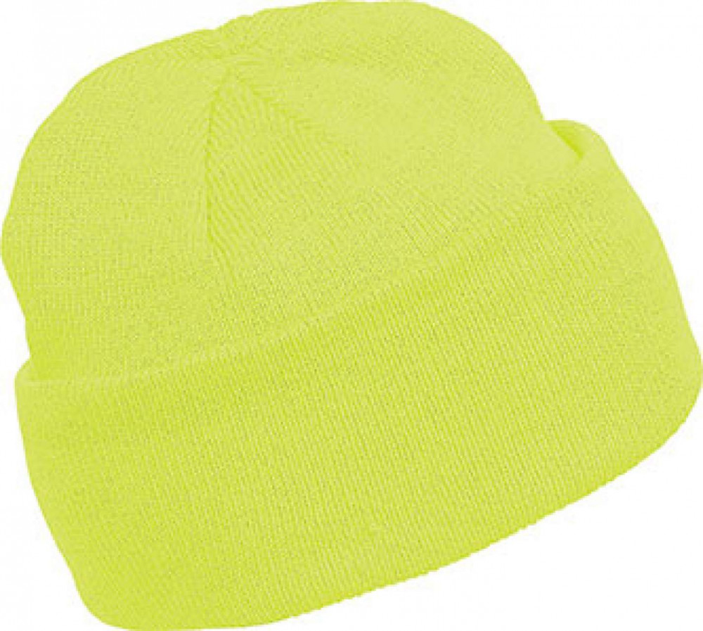 Uniszex sapka K-UP KP031 Beanie -Egy méret, Fluorescent Yellow