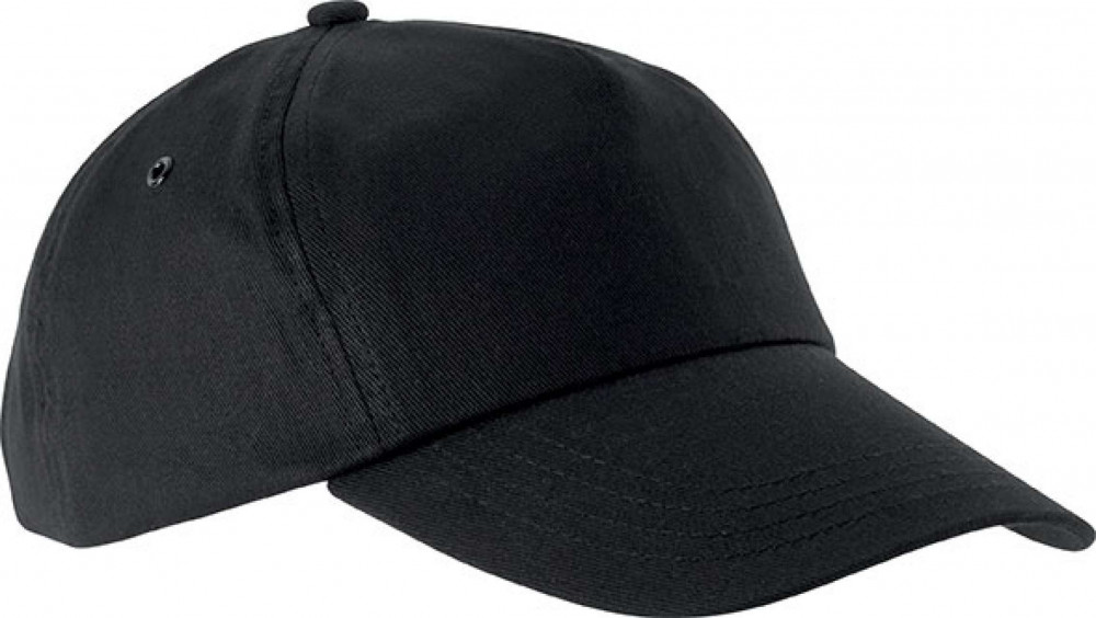 Uniszex sapka K-UP KP034 First - 5 panel Cap -Egy méret, Black