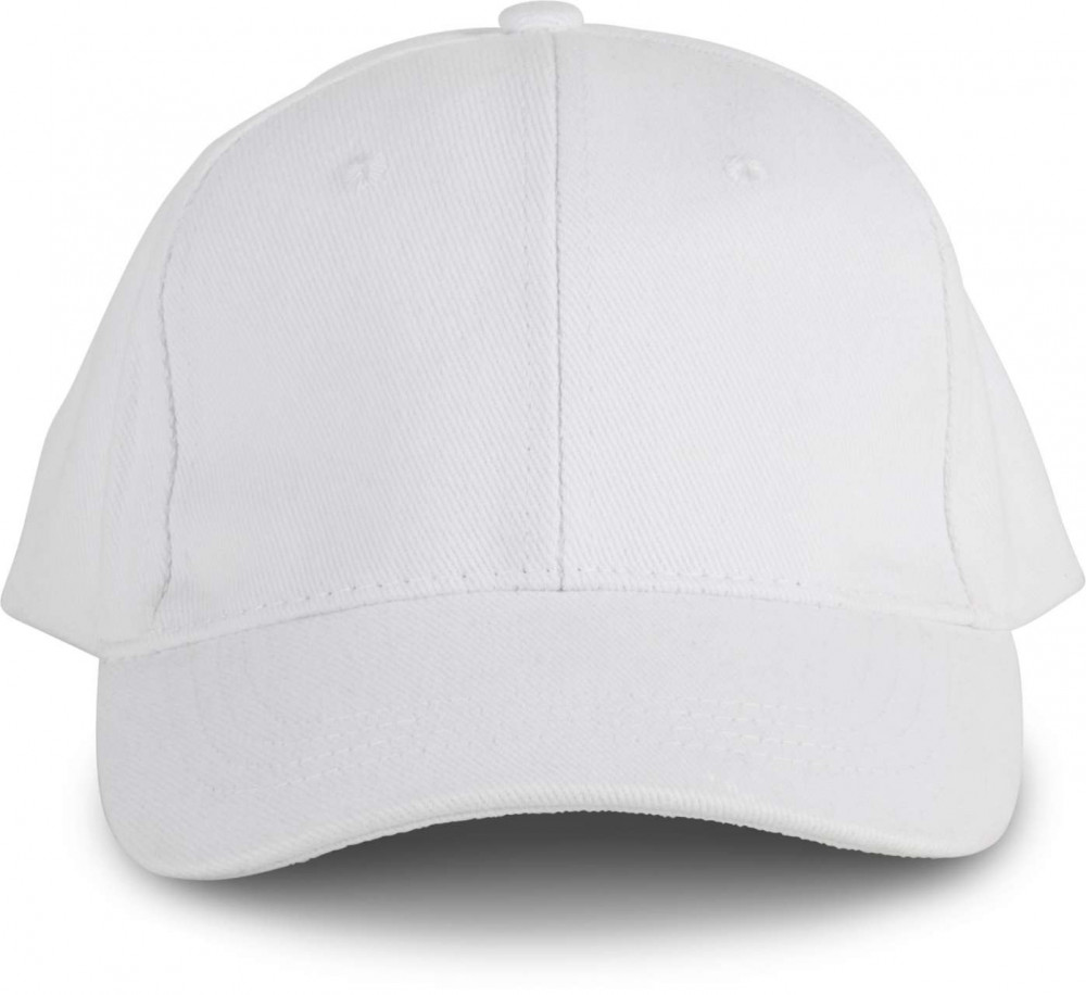 Uniszex sapka K-UP KP108 Oekotex Certified 6 panel Cap -Egy méret, White