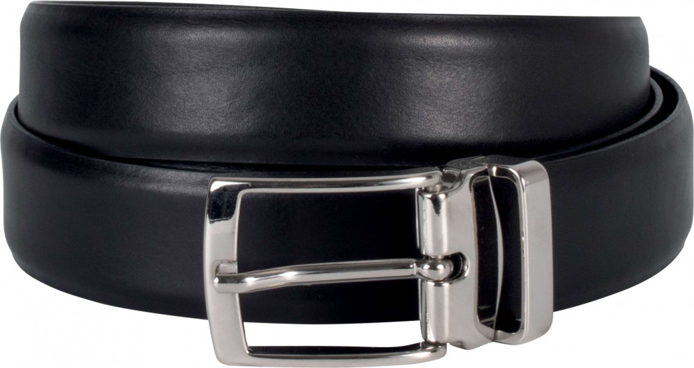 Uniszex K-UP KP809 Leather Belt - 30Mm -Egy méret, Black