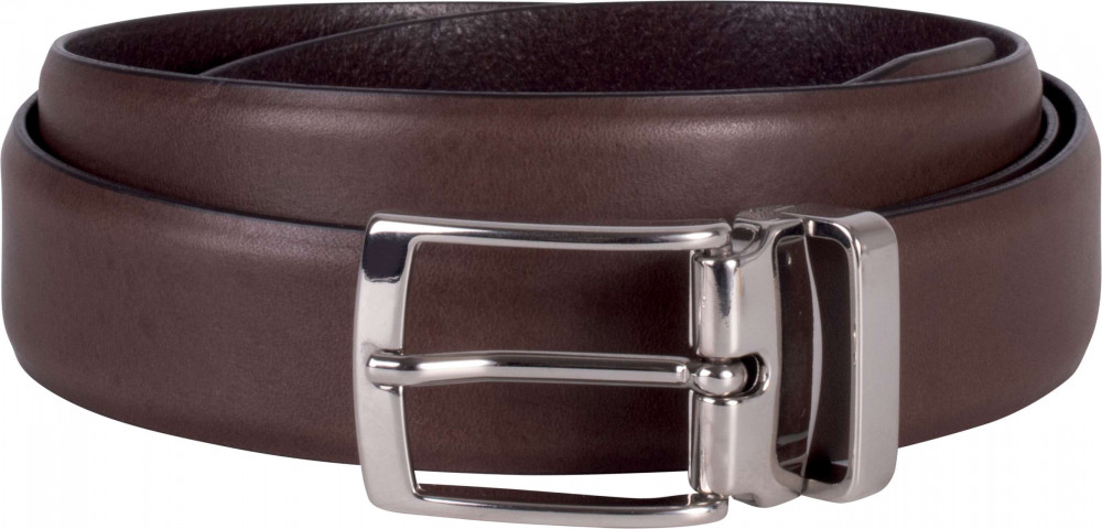 Uniszex K-UP KP809 Leather Belt - 30Mm -Egy méret, Dark Brown