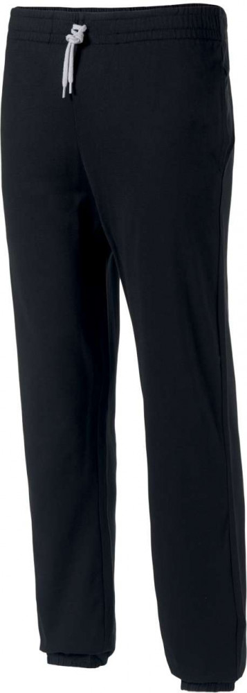 Uniszex nadrág Proact PA186 Lightweight Cotton Tracksuit Bottoms -M, Black