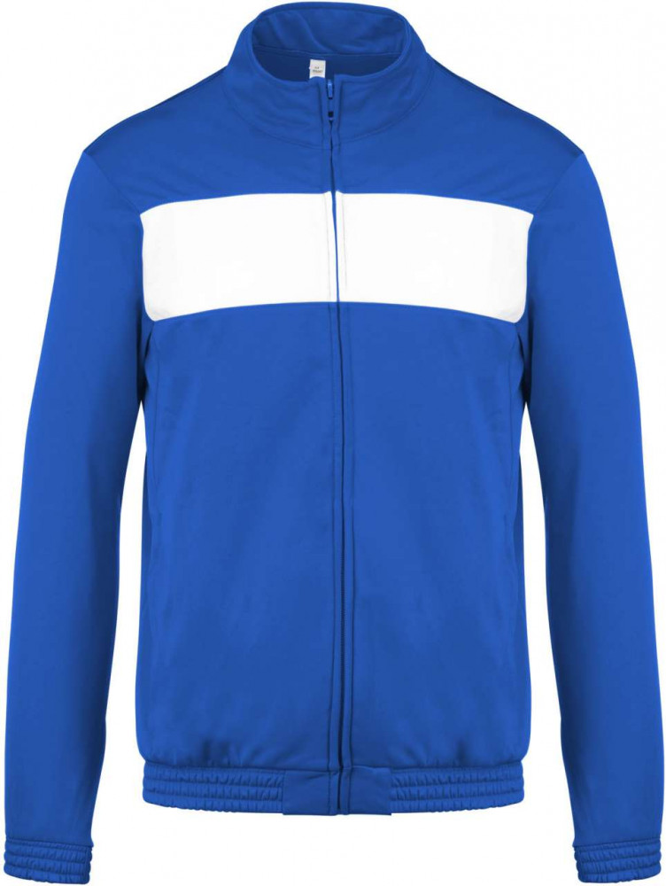 Uniszex Proact PA347 Adult Tracksuit Top -4XL, Sporty Royal Blue/White