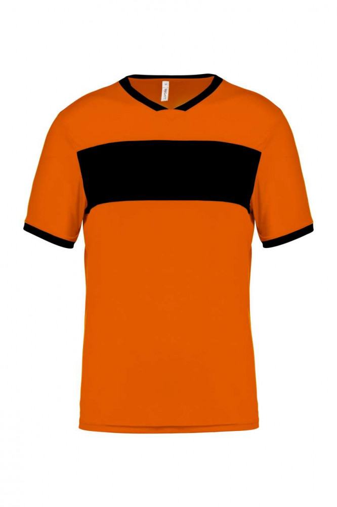 Gyerek póló Proact PA4001 Kids' Short Sleeve Jersey -6/8, Orange/Black