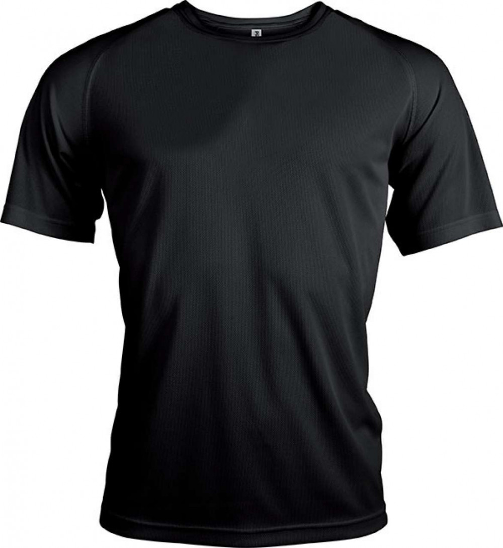Férfi póló Proact PA438 Men&#039;S Short-Sleeved Sports T-Shirt -2XL, Black