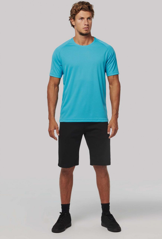 Férfi póló Proact PA438 Men&#039;S Short-Sleeved Sports T-Shirt -3XL, Coral