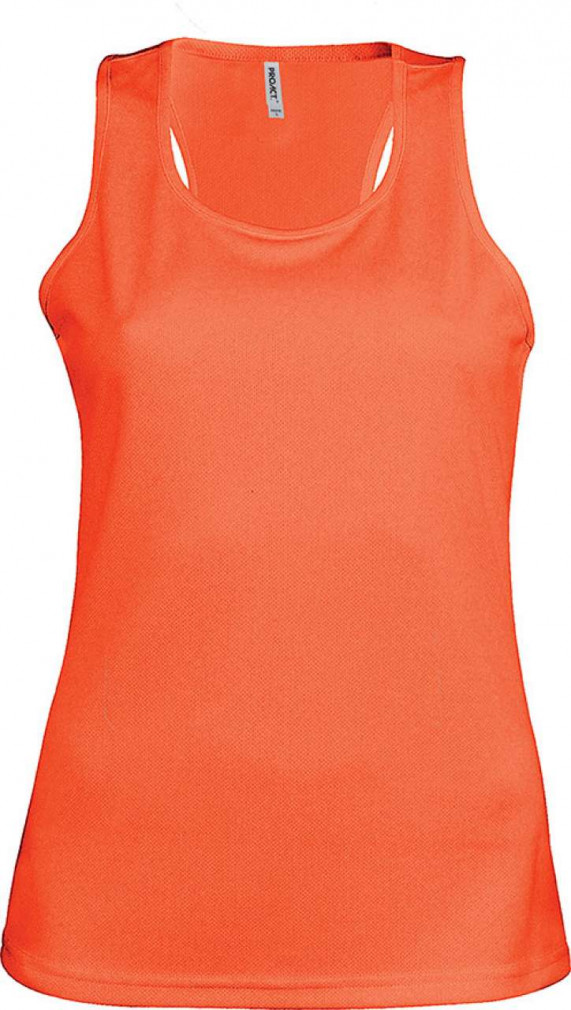 Női Proact PA442 Ladies' Sports vest -M, Fluorescent Orange