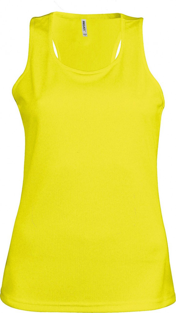Női Proact PA442 Ladies' Sports vest -M, Fluorescent Yellow