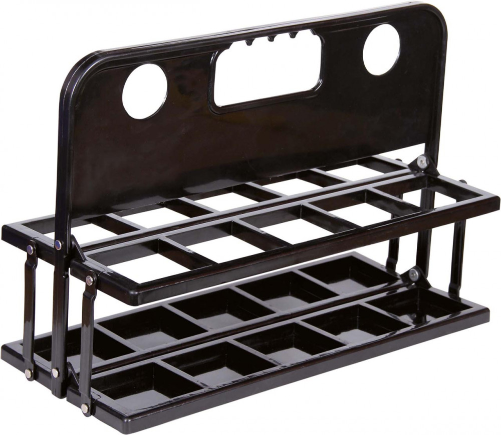 Uniszex Proact PA629 Foldable Bottle Carrier - 10 Bottles -Egy méret, Black