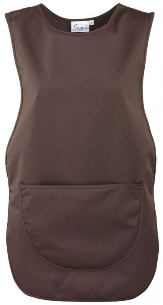 Női Premier PR171 Women'S pocket Tabard -S, Brown