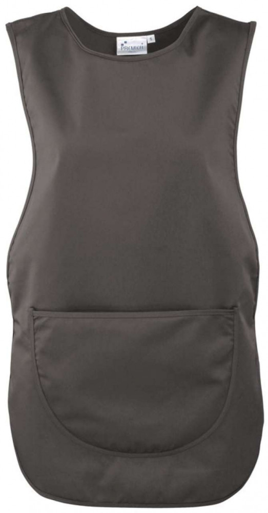 Női Premier PR171 Women'S pocket Tabard -3XL, Dark Grey