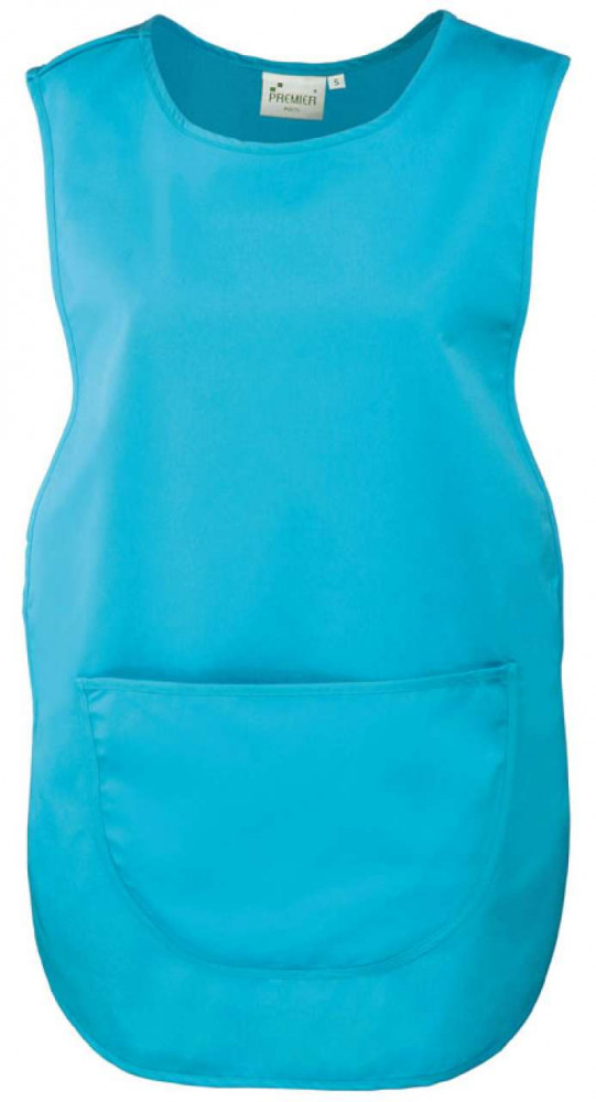 Női Premier PR171 Women'S pocket Tabard -S, Turquoise