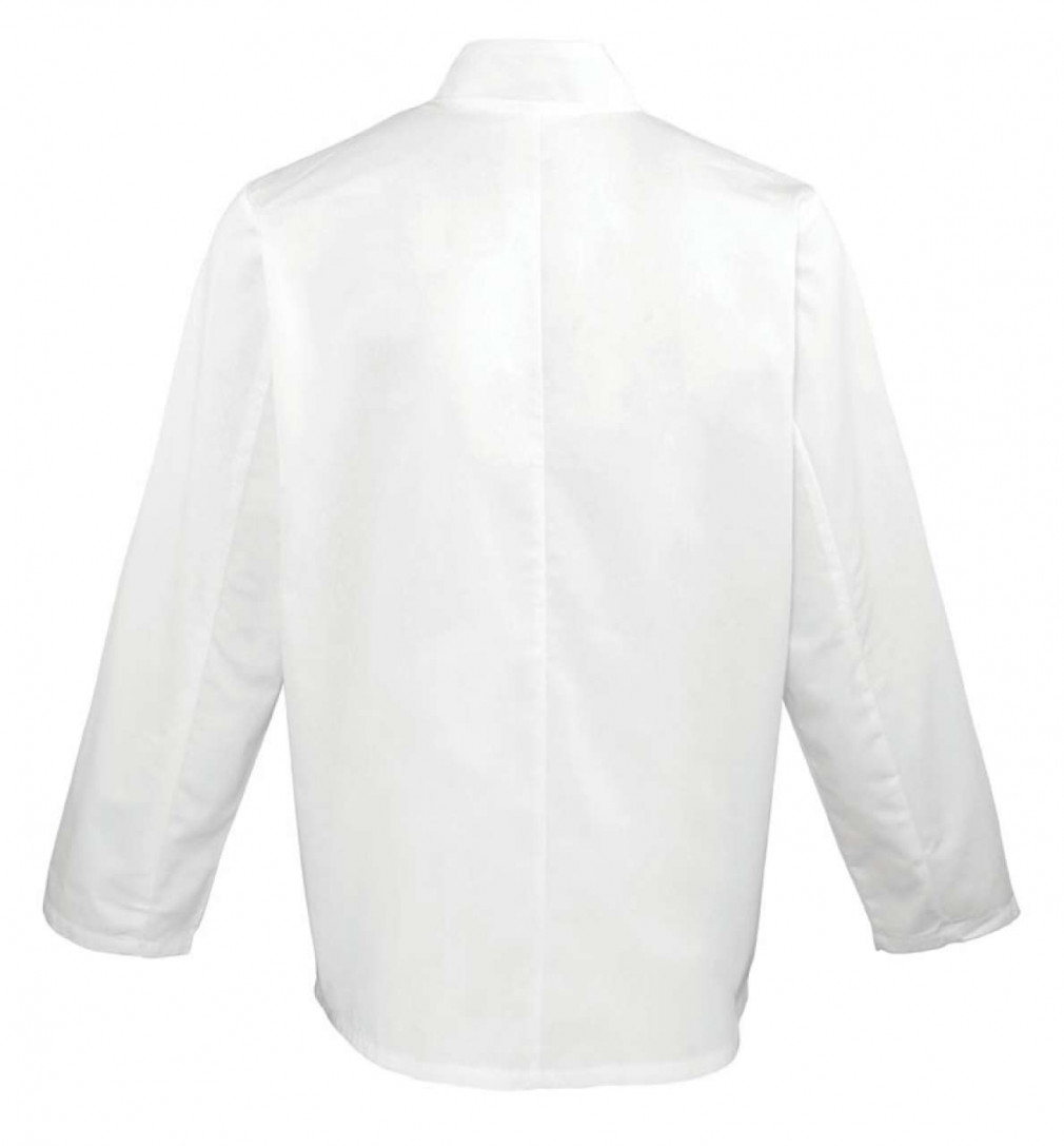 Uniszex kabát Premier PR657 Long Sleeve Chef’S Jacket -XL, White