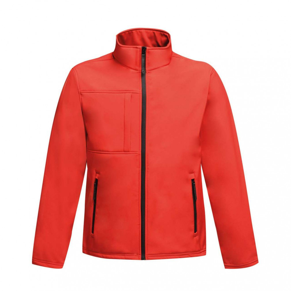 Férfi Softshell Regatta RETRA688 Men'S Octagon Ii printable 3 Layer Membrane Softshell -3XL, Classic Red/Black