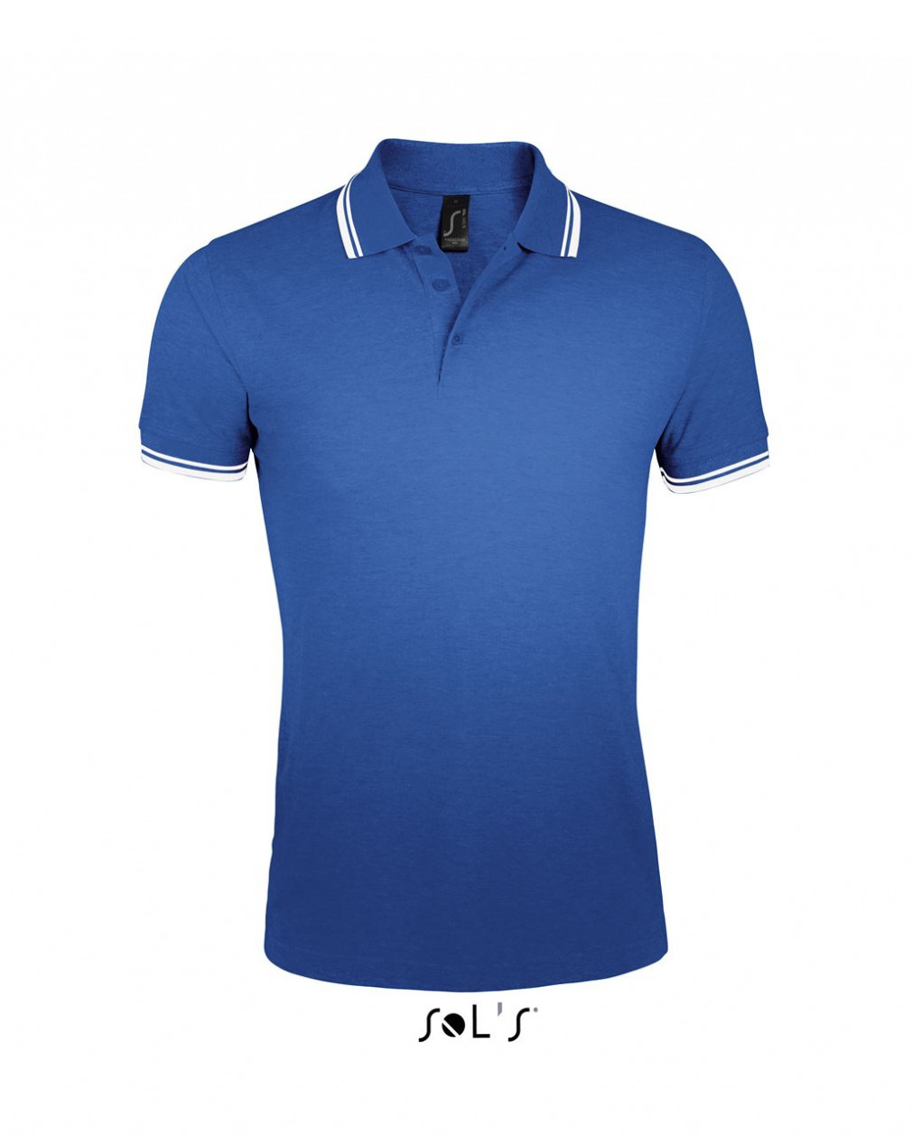 Férfi galléros póló SOL'S SO00577 Sol'S pasadena Men - polo Shirt -S, Royal Blue/Neon Coral