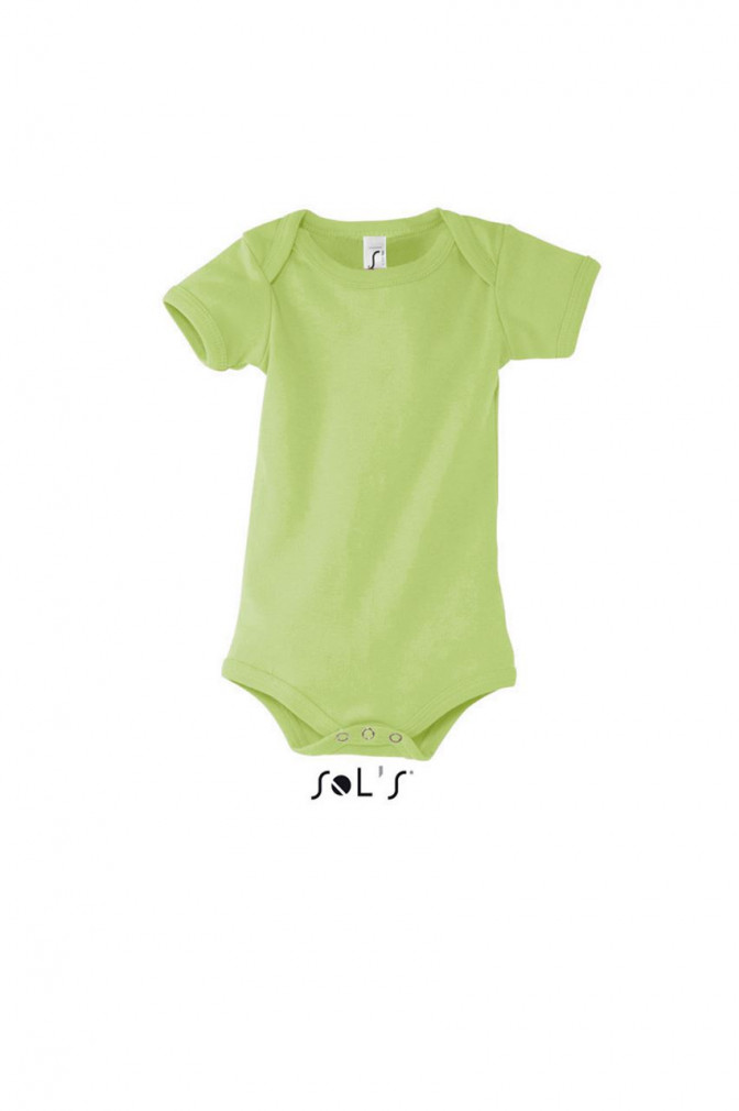 Gyerek SOL'S SO00583 Sol'S Bambino - Baby Bodysuit -12/18M, Apple Green