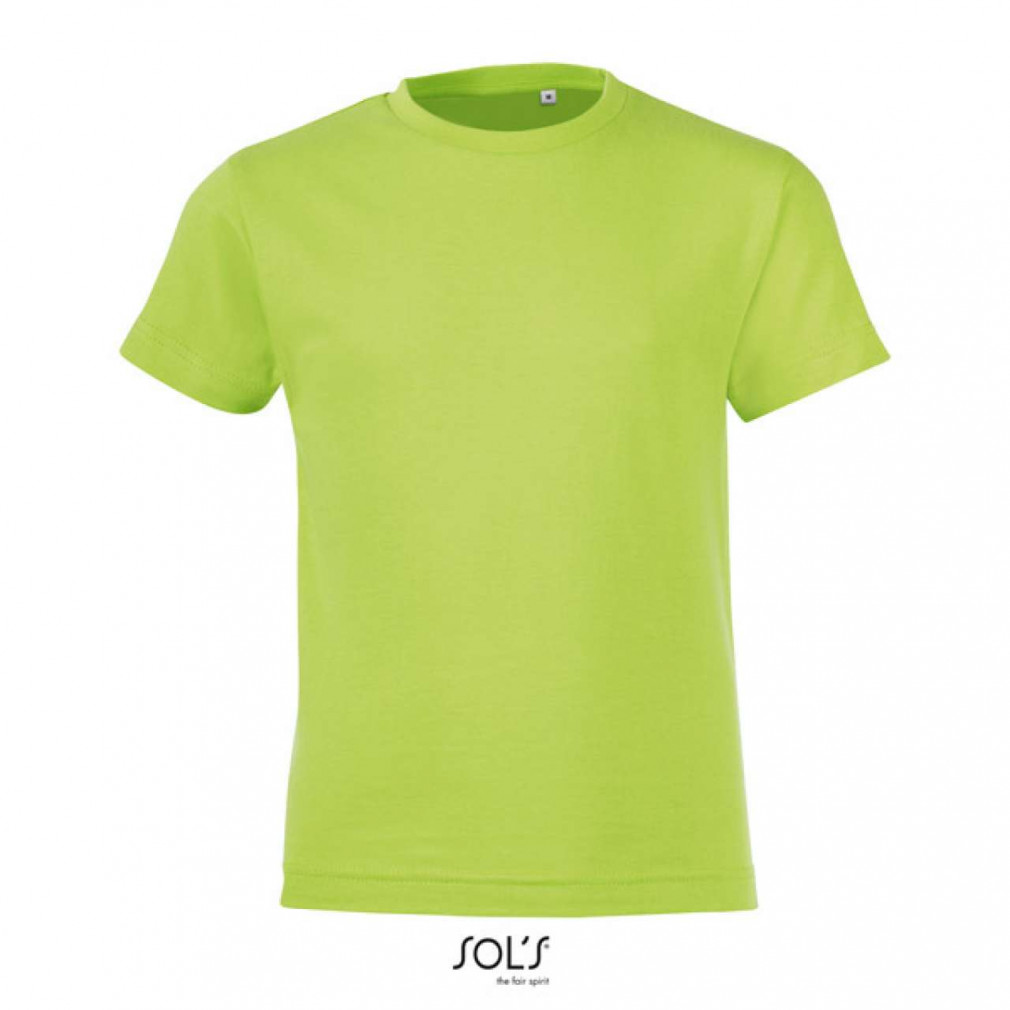 Gyerek póló SOL'S SO01183 Sol'S Regent Fit Kids - Round neck T-Shirt -12A, Apple Green