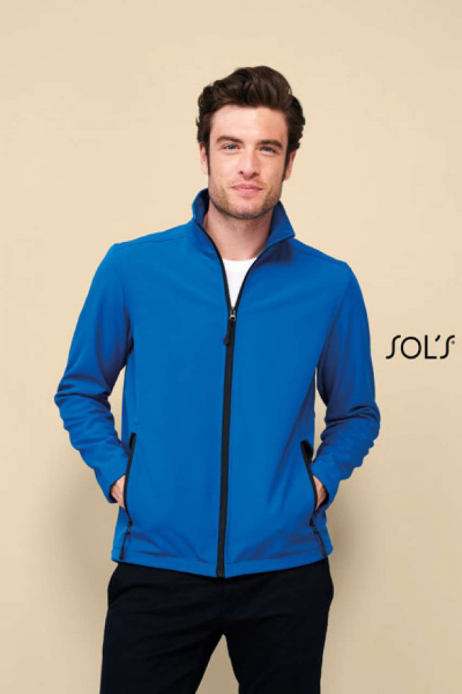 Férfi kabát SOL'S SO01195 Sol'S Race Men - Softshell Zip Jacket -M, Pepper Red