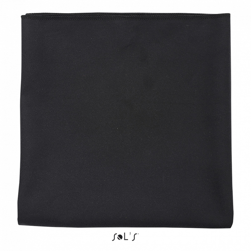 Uniszex törölköző SOL'S SO01210 Sol'S Atoll 70 - Microfibre Towel -Egy méret, Black