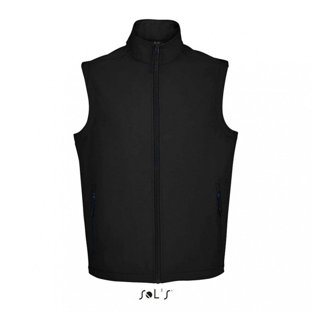Férfi Softshell SOL'S SO02887 Sol'S Race Bw Men - Softshell Bodywarmer -2XL, Black