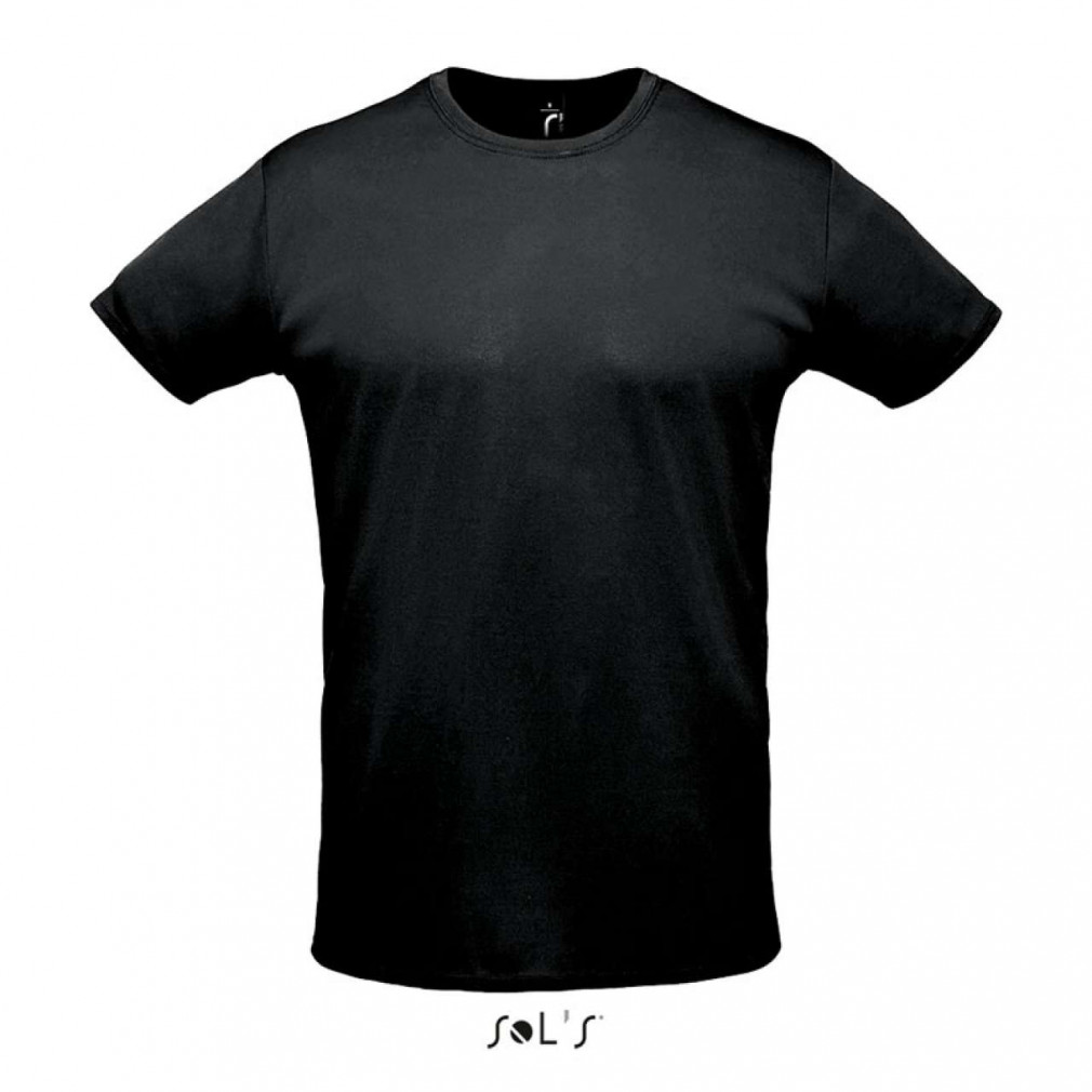 Uniszex póló SOL'S SO02995 Sol'S Sprint - Sport T-Shirt -S, Black