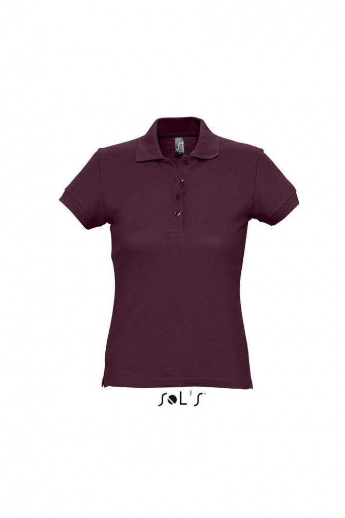 Női galléros póló SOL'S SO11338 Sol'S passion - Women'S polo Shirt -M, Burgundy