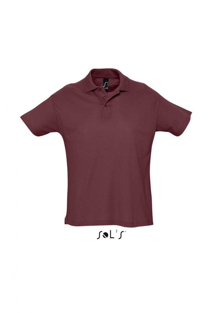 Férfi galléros póló SOL'S SO11342 Sol'S Summer Ii - Men'S polo Shirt -XL, Burgundy