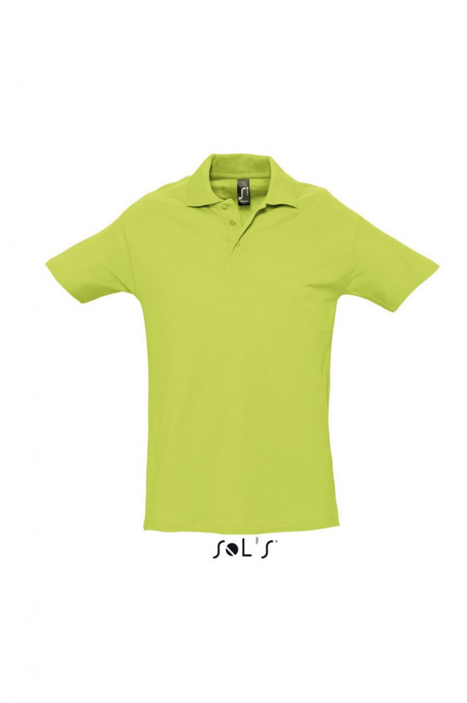 Férfi galléros póló SOL'S SO11362 Sol'S Spring Ii - Men’S pique polo Shirt -L, Apple Green
