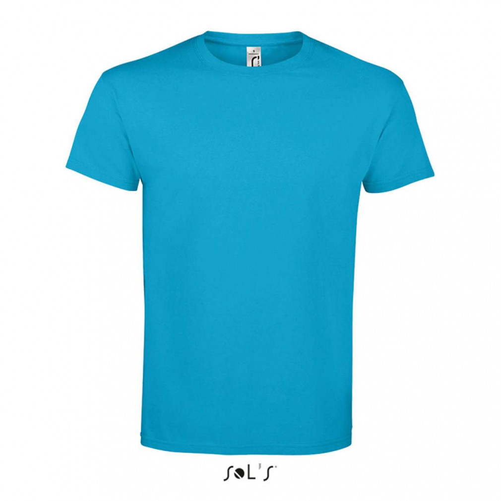 Csomag akciós póló (min. 5 db) Férfi póló SOL'S SO11500 Sol'S Imperial - Környakú póló -4XL, Aqua