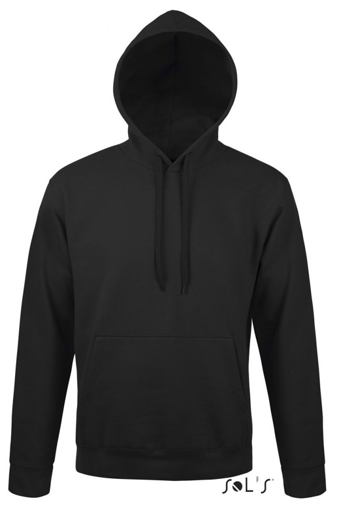 Uniszex kapucnis pulóver SOL'S SO47101 Sol'S Snake - Hooded Sweatshirt -S, Black