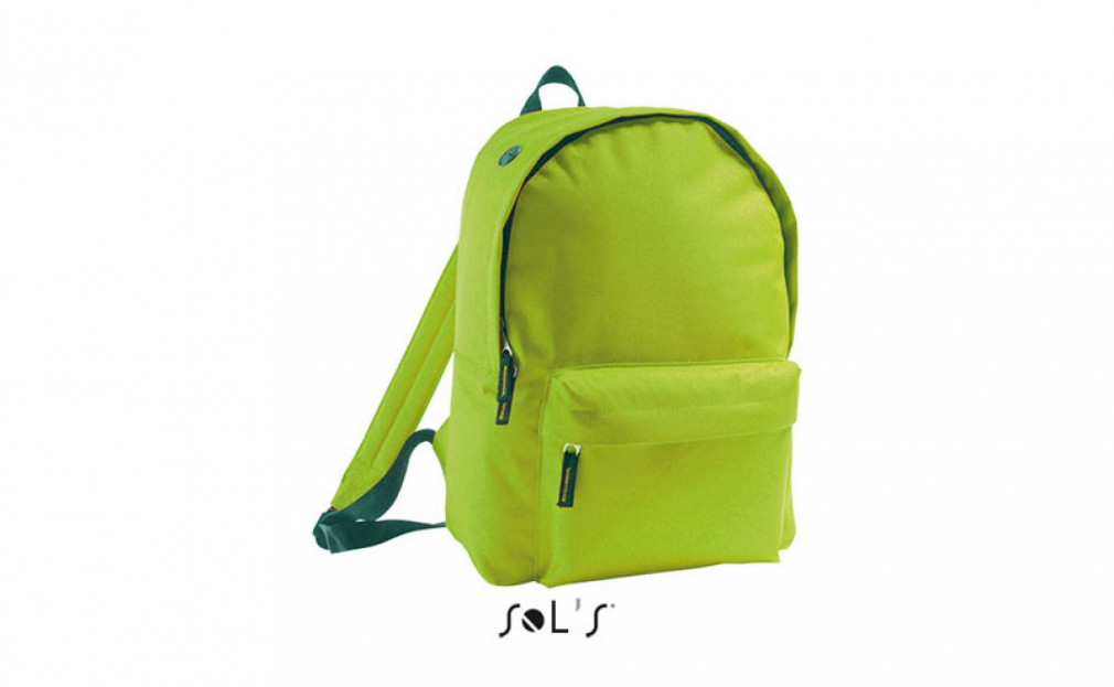 Gyerek hátizsák SOL'S SO70101 Sol'S Rider - Kids' 600D polyester Rucksack -Egy méret, Apple Green