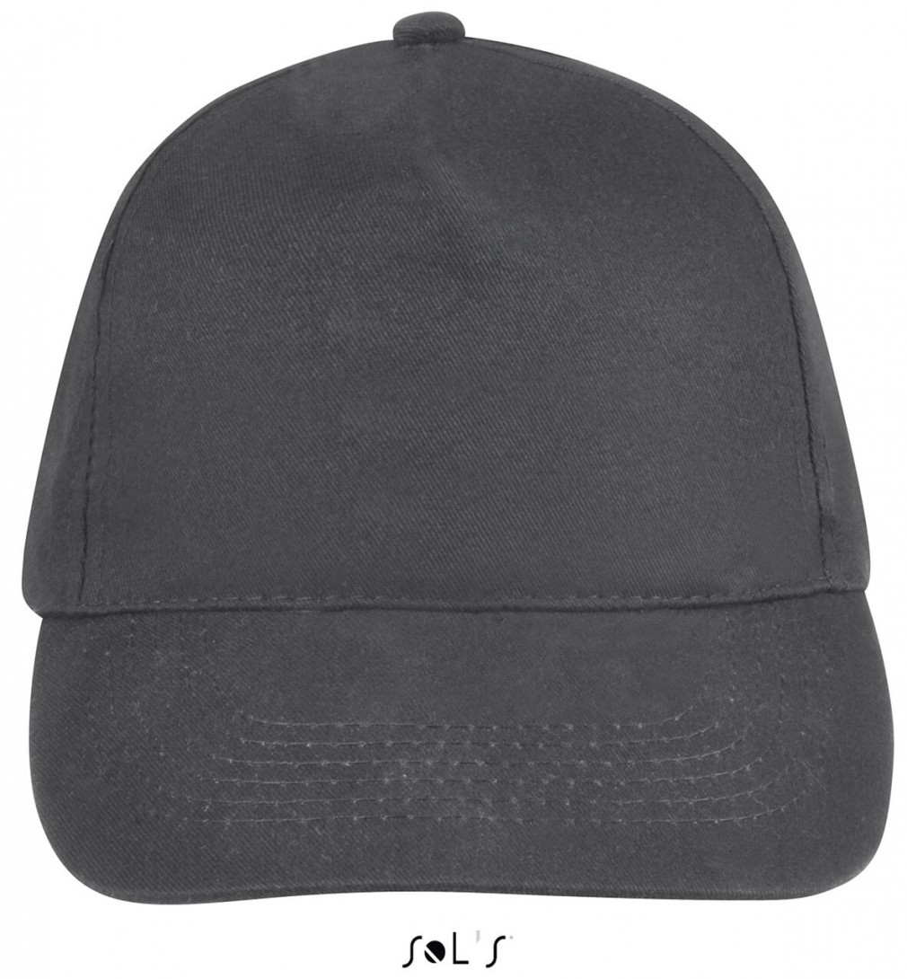 Uniszex sapka SOL'S SO88110 Sol'S Sunny - Five panel Cap -Egy méret, Dark Grey