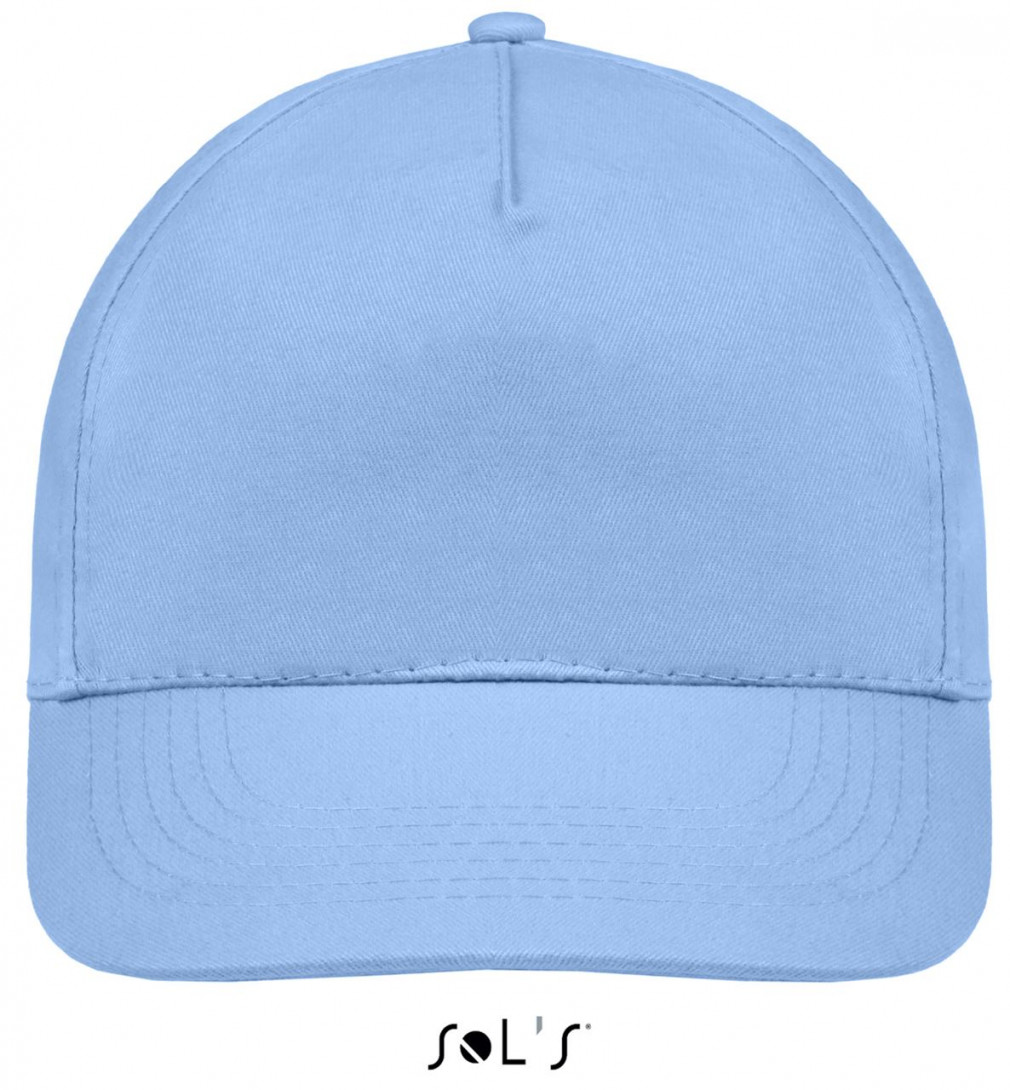 Uniszex sapka SOL'S SO88110 Sol'S Sunny - Five panel Cap -Egy méret, Sky Blue
