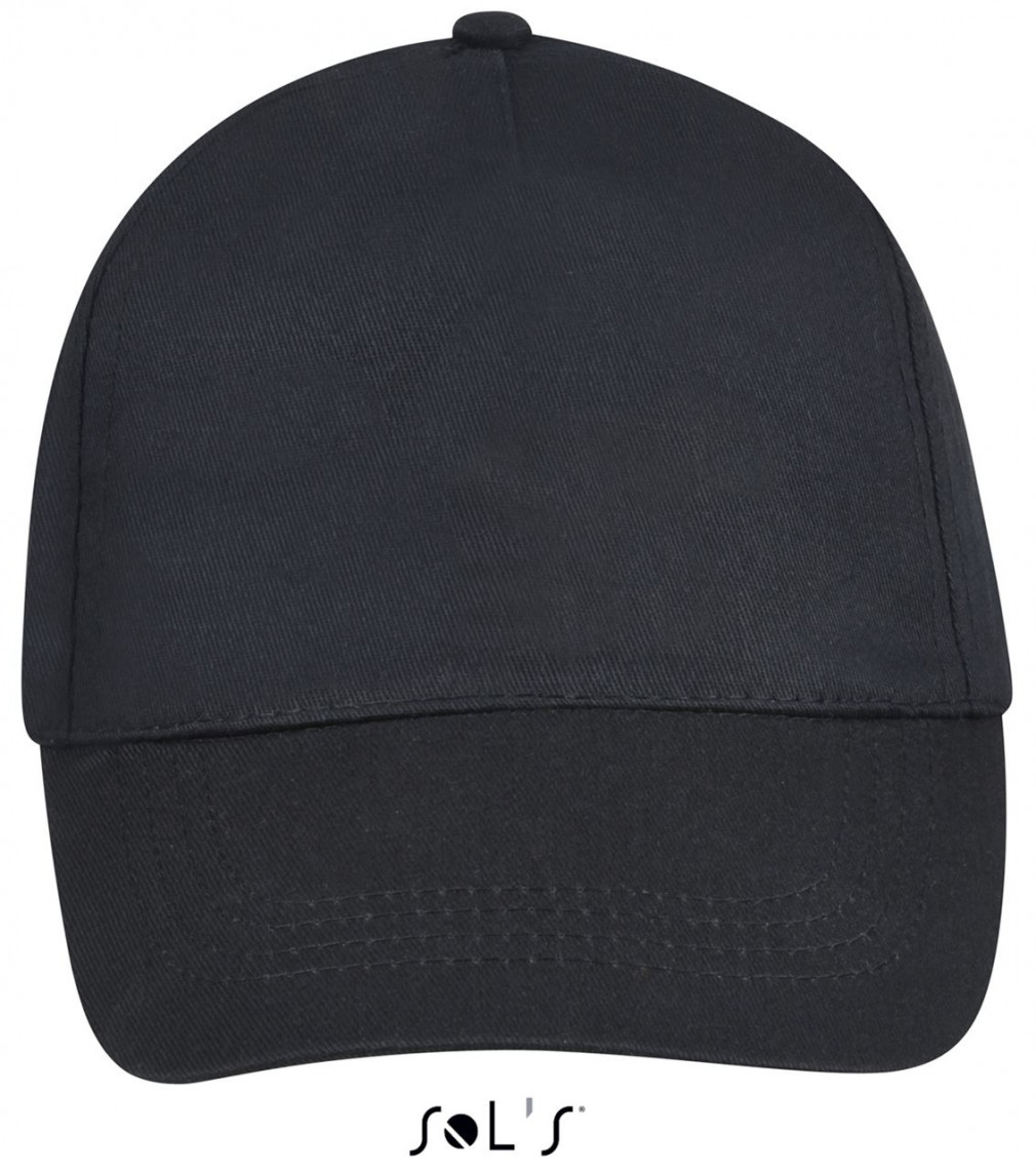 Uniszex sapka SOL'S SO88119 Sol'S Buzz - Five panel Cap -Egy méret, Black